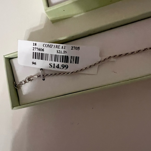 Sterling Silver Heart Necklace and Bracelet Set - Picture 5 of 11